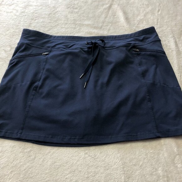 Hyba Navy Stretch Golf/Tennis/Sports Casual Skort Size 2X - Picture 4 of 13
